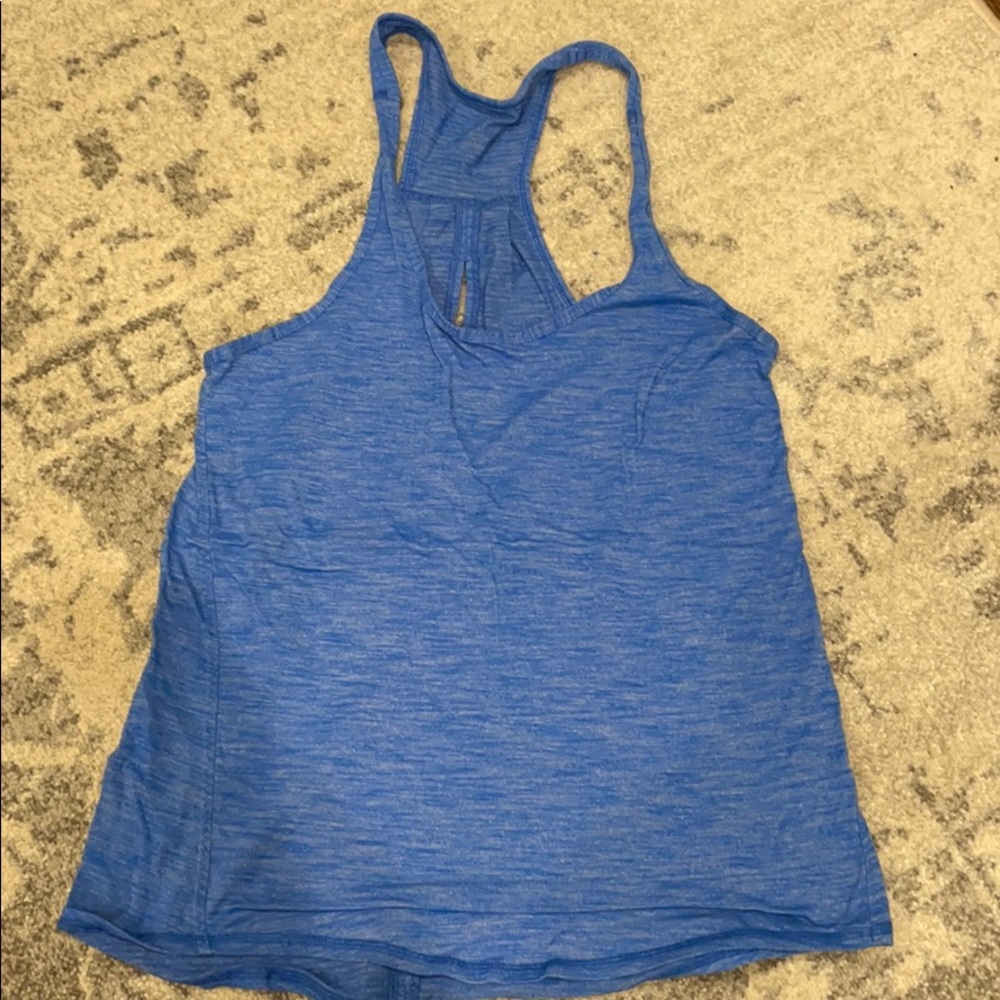 Blue lululemon tank